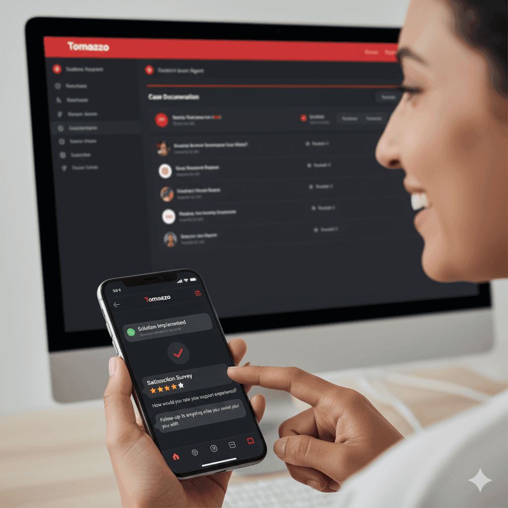 Resolution & Follow-up Interface