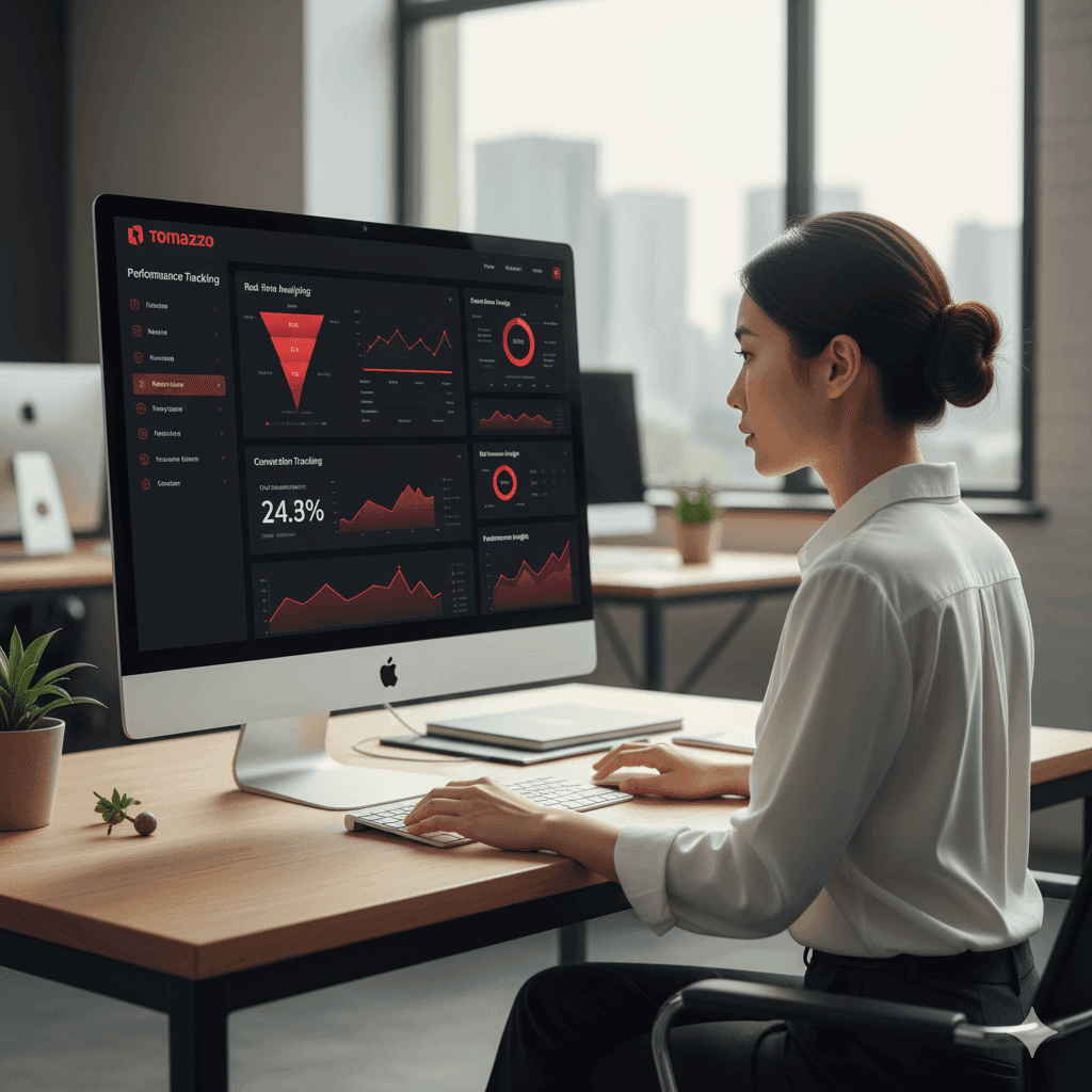 Performance Tracking marketing interface